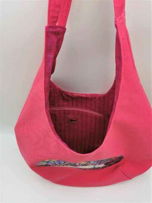 Tote bag rose   réf : TB21-37