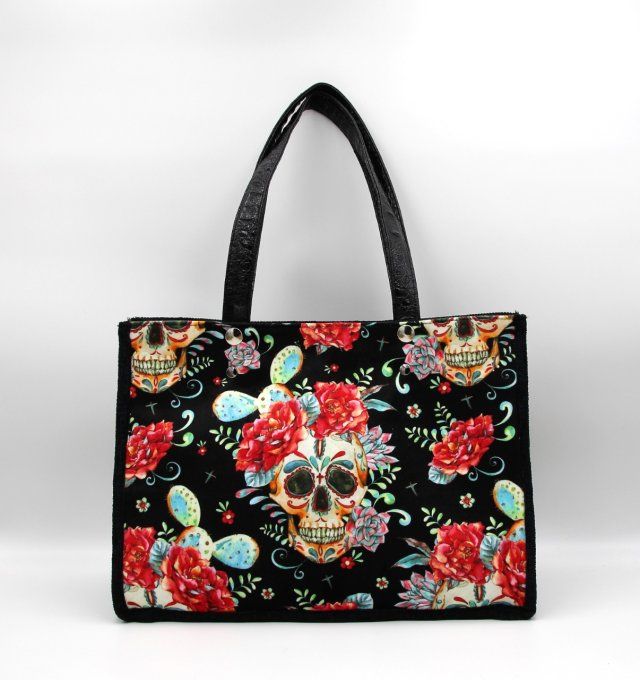 Sac cabas Kenza    Calaveras.  C22-250