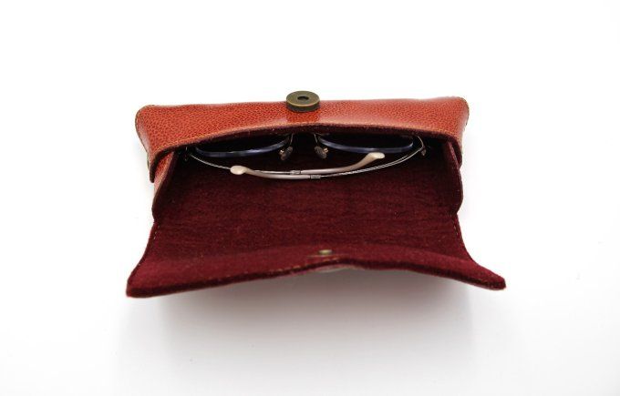 Etui à lunette en cuir ref EL23-25