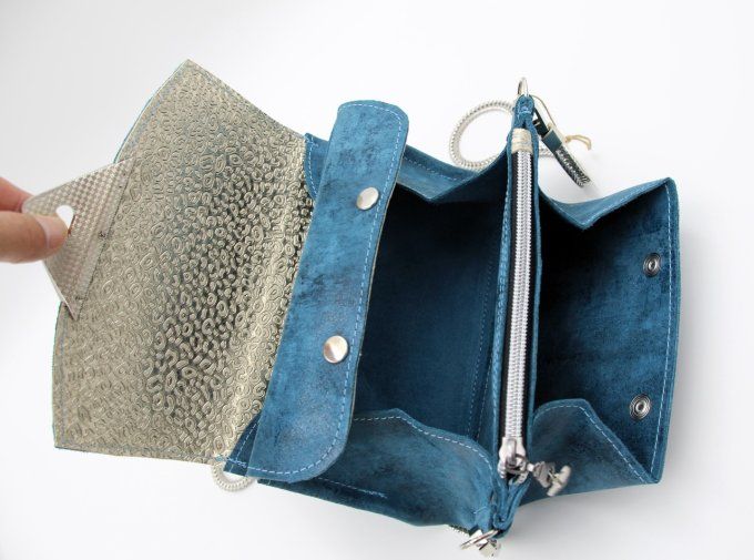 Pochette Sophie   BLEU